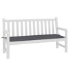 vidaXL Garden Bench Cushion Anthracite 150x50x3 cm Oxford Fabric