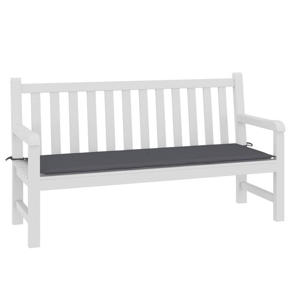 vidaXL Garden Bench Cushion Anthracite 150x50x3 cm Oxford Fabric