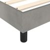 vidaXL Box Spring Bed Frame Light Grey Twin Velvet (US Only)