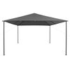 vidaXL Gazebo 4x4x3 m Anthracite 180 g/m²