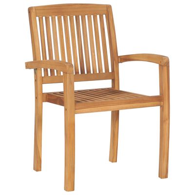 vidaXL Garden Chairs 2 pcs with Taupe Cushions Solid Teak Wood