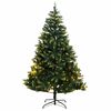 vidaXL Artificial Hinged Christmas Tree 150 LEDs 150 cm