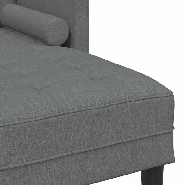 vidaXL Sofa Set Dark Grey 173 x 131 x 67 cm Fabric