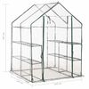 vidaXL Greenhouse with 8 Shelves 143x143x195 cm