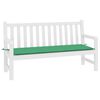 vidaXL Garden Bench Cushion Green 200x50x3 cm Oxford Fabric