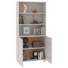 vidaXL Highboard HAMAR Solid Wood Pine White