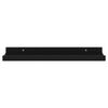 vidaXL Wall Shelves 4 pcs Black 40x9x3 cm