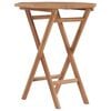 vidaXL Folding Garden Table 60x60x75 cm Solid Teak Wood