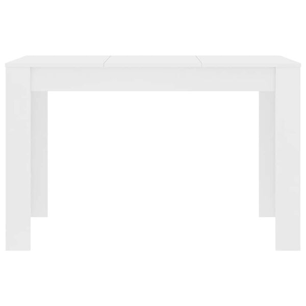 vidaXL Dining Table White 120x60x76 cm Engineered Wood