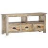 vidaXL TV Cabinet 110x30x50 cm Solid Mango Wood