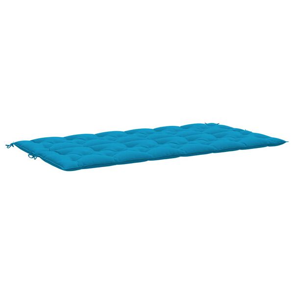 vidaXL Garden Bench Cushion Light Blue 200x(50+50)x7cm Oxford Fabric