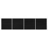 vidaXL Raised Garden Bed 320x40x77 cm Galvanised Steel Anthracite