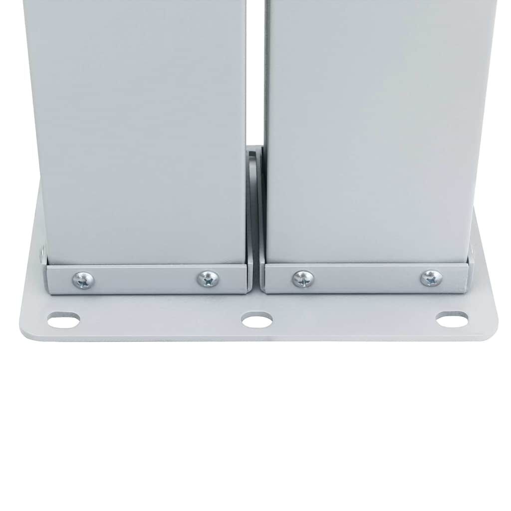 vidaXL Retractable Side Awning Cream 100x1000 cm