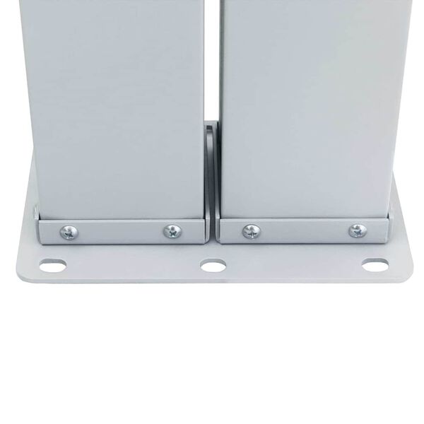 vidaXL Retractable Side Awning Cream 100x1000 cm