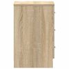 vidaXL Bedside Cabinets 2 pcs Sonoma Oak 38x35x56 cm Engineered Wood