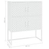 vidaXL Highboard White 80x35x100 cm Steel