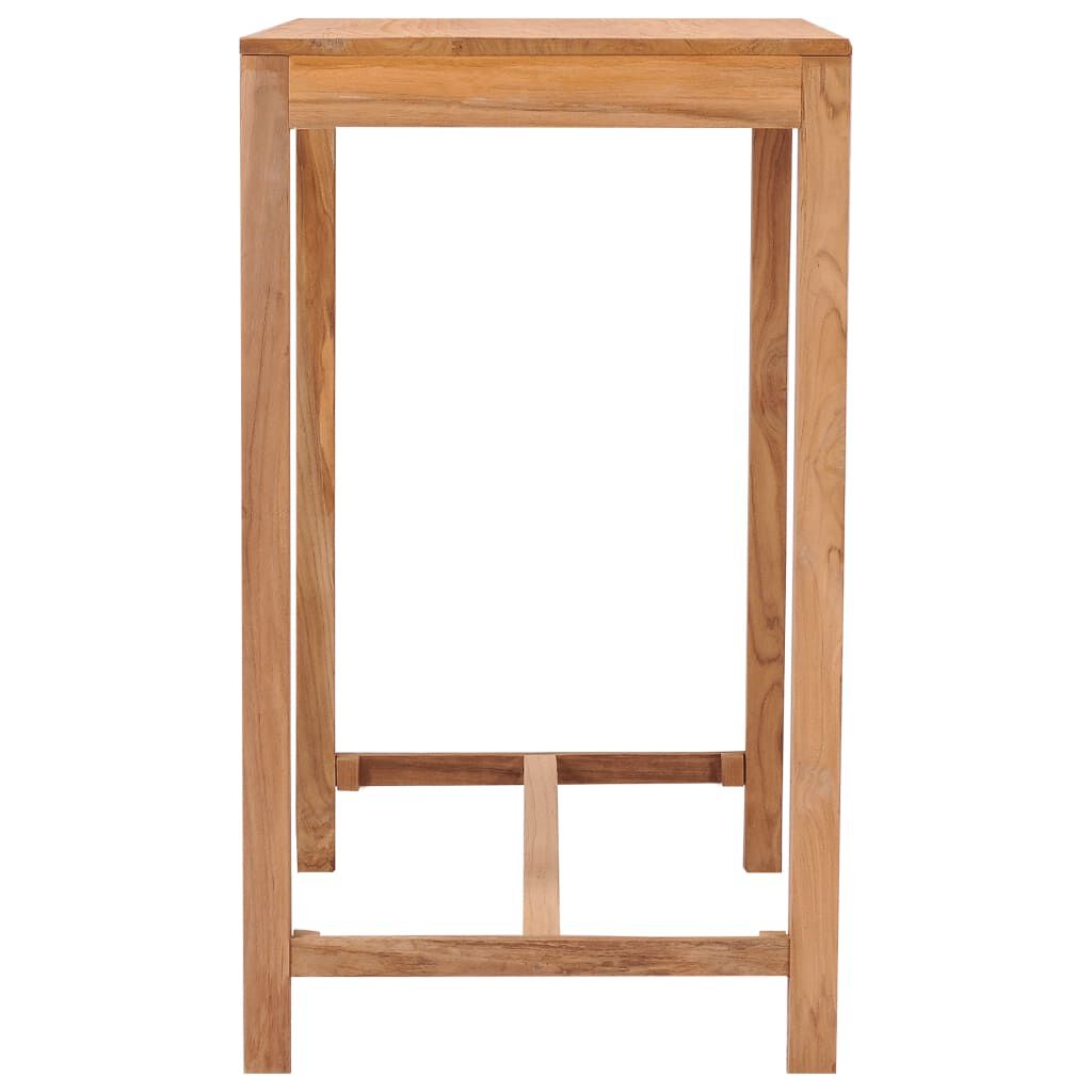 vidaXL Garden Bar Table 110x60x105 cm Solid Teak Wood