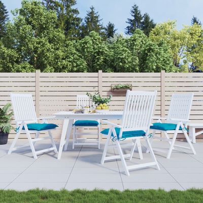 vidaXL Pallet Cushions 4pcs Light Blue 50x50x7 cm Oxford Fabric