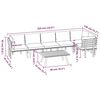 vidaXL 7 Piece Garden Lounge Set with Cushions Solid Wood Acacia