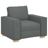 vidaXL Sofa Chair Dark Grey 60 cm Fabric