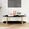 vidaXL Coffee Table Black 110x48x40 cm Engineered Wood