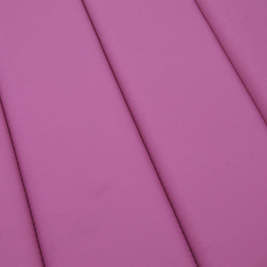 vidaXL Sun Lounger Cushion Pink Oxford Fabric