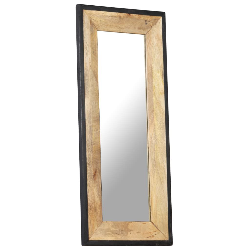 vidaXL Mirror 110x50 cm Solid Mango Wood