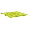 vidaXL Garden Bench Cushion Bright Green 100x(50+50)x7cm Oxford Fabric