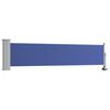 vidaXL Patio Retractable Side Awning 60x300 cm Blue