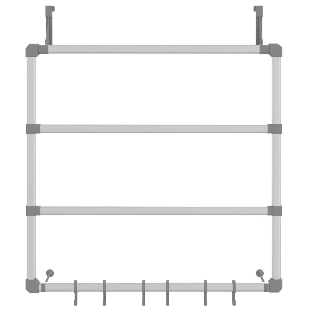 vidaXL Towel Hanger 67x15x66 cm Aluminium