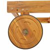 vidaXL Sun Lounger Reclining Red 200 x 67 x 84cm Solid Acacia wood