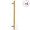 vidaXL Cabinet Handles 5 pcs Gold 224 mm Stainless Steel