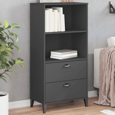 vidaXL Bookcase VIKEN Anthracite Grey 60x35x123 cm Engineered Wood