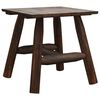 vidaXL Side Table 49x49x50 cm Solid Wood Spruce