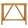 vidaXL 5 Piece Outdoor Bar Set Solid Acacia Wood