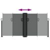 vidaXL Retractable Side Awning Anthracite 120x600 cm