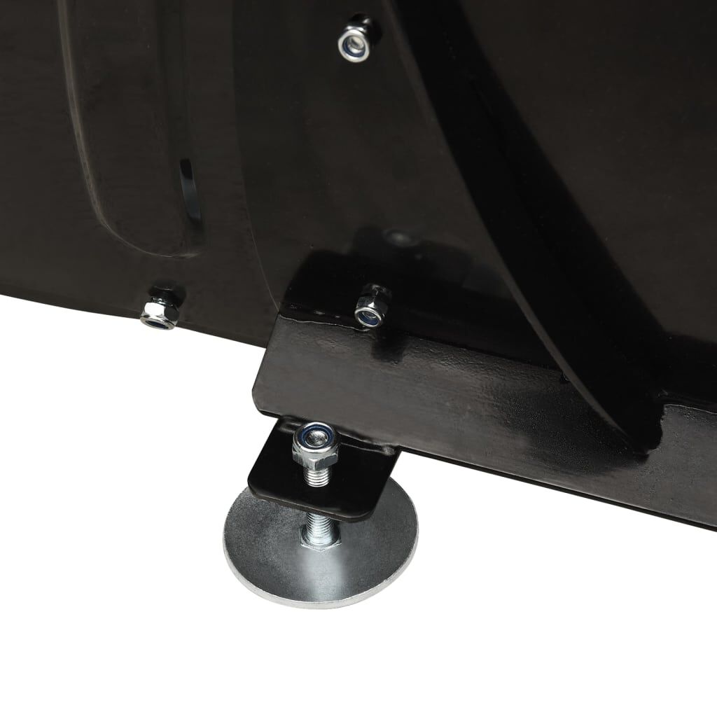 vidaXL Snow Plough for ATV 150x38 cm Black