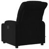 vidaXL Electric Massage Recliner Chair Black Fabric