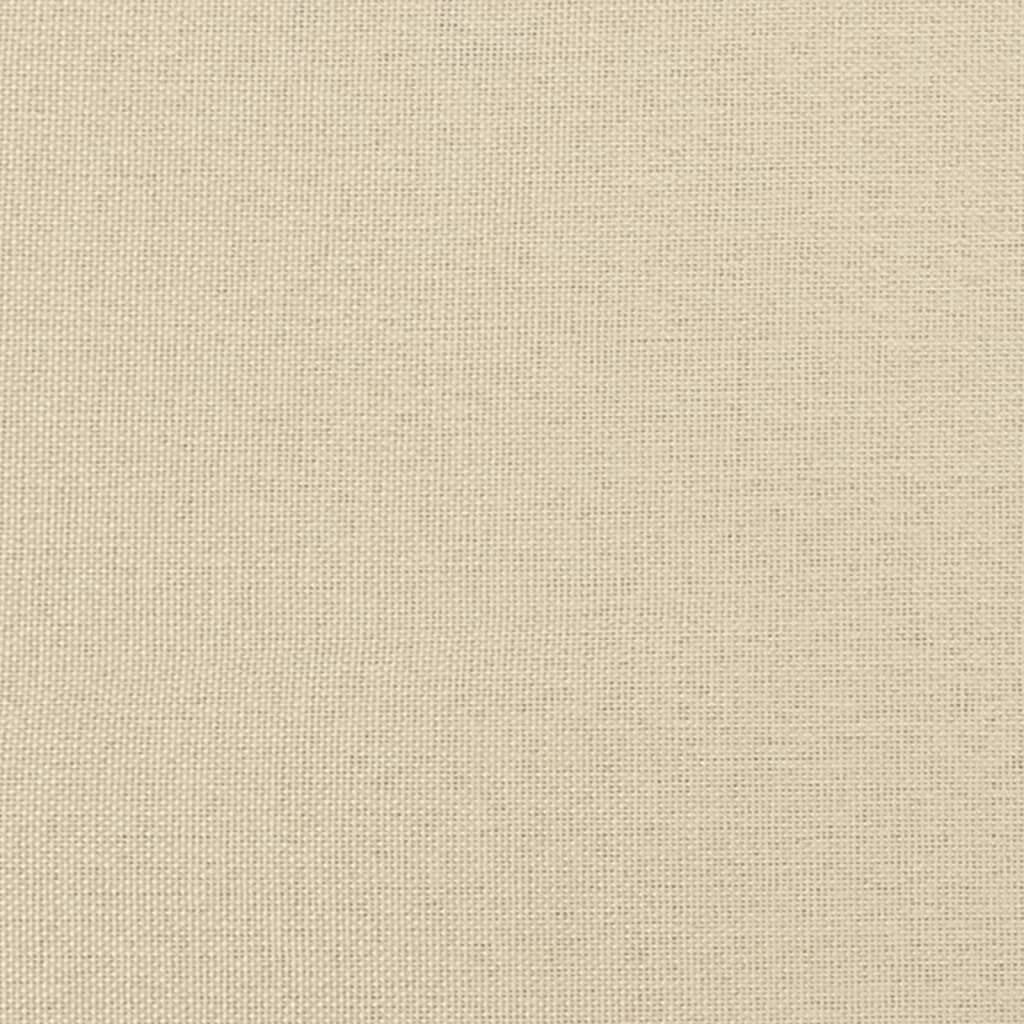 vidaXL Massage Recliner Chair Cream Fabric