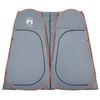 vidaXL Privacy Tent Grey and Orange Pop-up Waterproof
