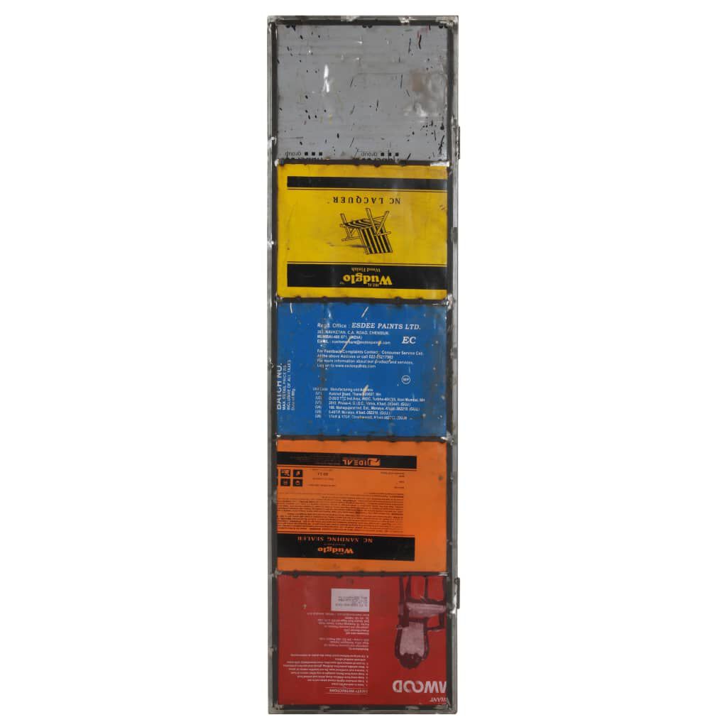 vidaXL Room Divider Multicolour 45x17x167 cm Iron
