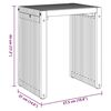 vidaXL Nest of SideTables Stackable 3 pcs Brown 33 x 44.5 x 51 cm