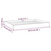 vidaXL Dog Bed Black 101.5x74x9 cm Solid Wood Pine