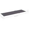 vidaXL Garden Sun Lounger with Cushion Grey Solid Acacia Wood