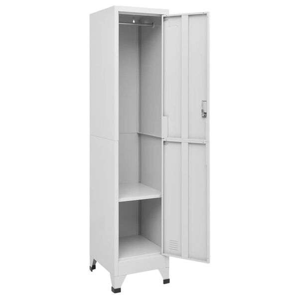 vidaXL Locker Cabinet 38x45x180 cm