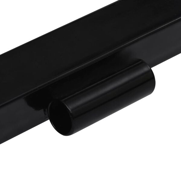 vidaXL Snow Plow Adapter for Lawn Mower Black