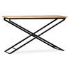 vidaXL Console Table Solid Mango Wood 130x40x80 cm