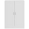 vidaXL Book Cabinet White 82.5x30.5x115 cm Engineered Wood