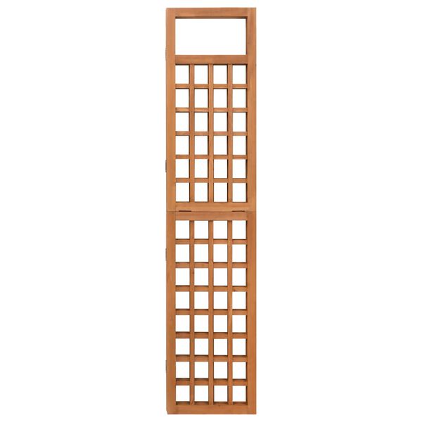 vidaXL 3-Panel Room Divider/Trellis Solid Fir Wood 121x180.5 cm