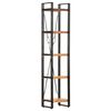 vidaXL 5-Tier Bookcase 40x30x180 cm Solid Acacia Wood